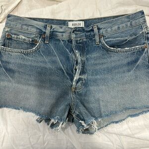 Agolde Parker denim shorts